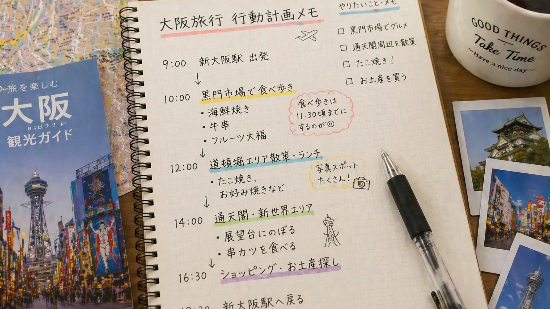 黒門市場・予定